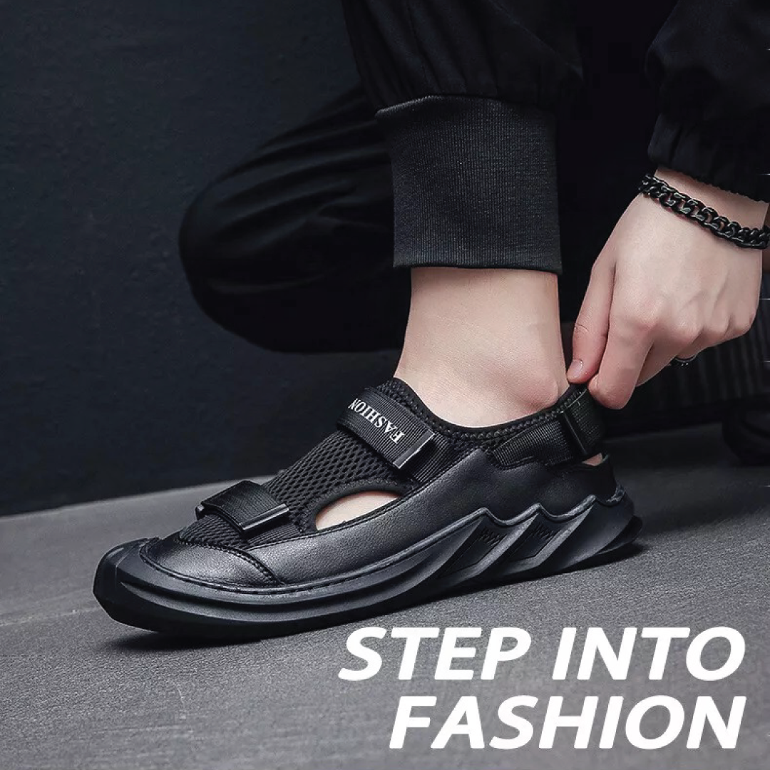 👟 Orthopaedic Gladiator Black Shoe | FLAT 50% 🔥