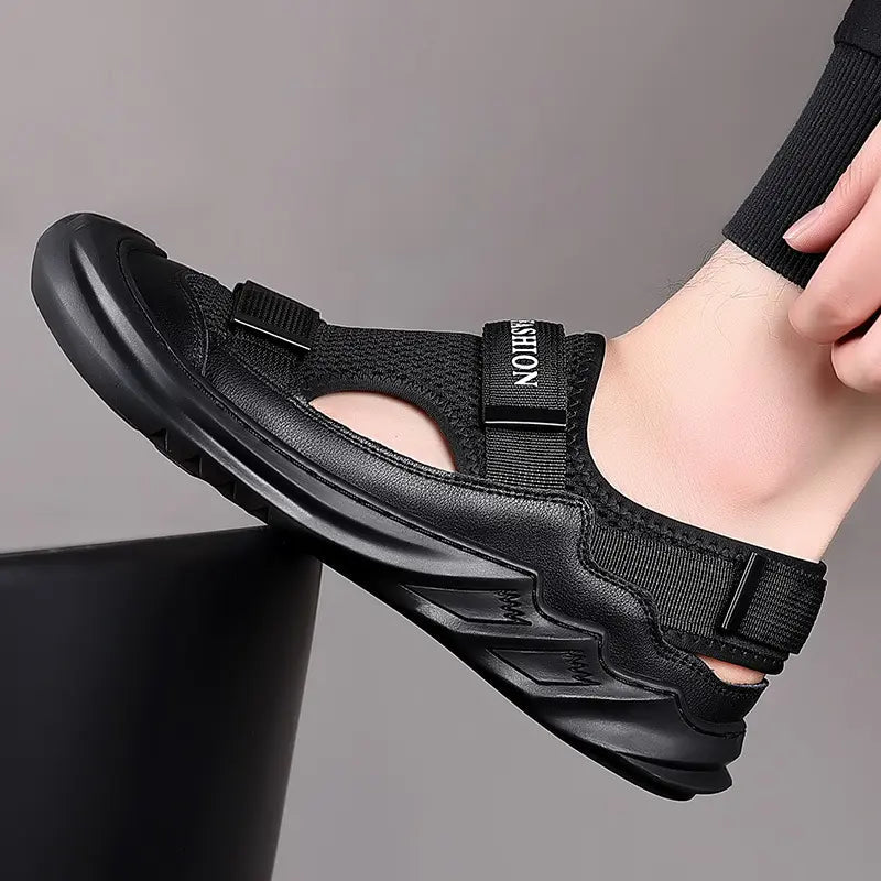 👟 Orthopaedic Gladiator Black Shoe | FLAT 50% 🔥