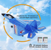 RC Airplane with remote Controlled Flying Toy for Kids and Adults
