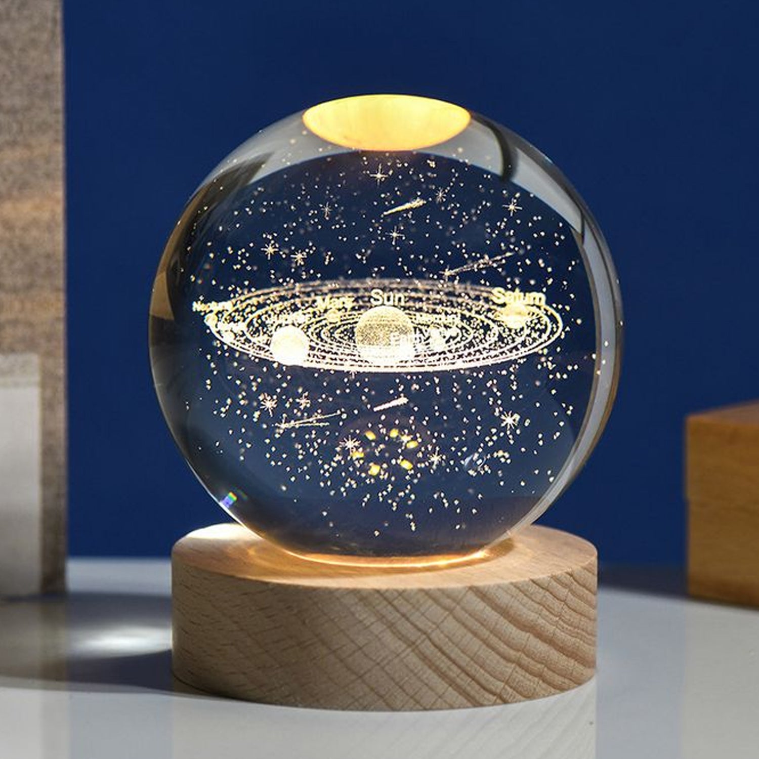 3D Astronomy Night Lamp Crystal Ball lamps