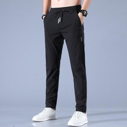 🔥Buy1 Get 1 Free🔥 PREMIUM MEN'S HIGH STRETCH SKINNY LYCRA PANTS (Black & Grey) 🔥
