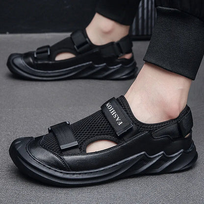 👟 Orthopaedic Gladiator Black Shoe | FLAT 50% 🔥