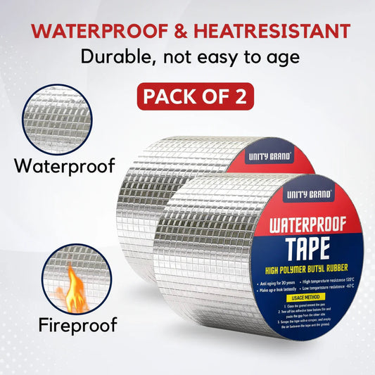 Aluminium Foil Tape Waterproof Adhesive Tape (Pack of 2)